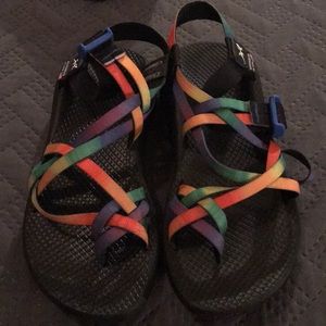 Rainbow 🌈 Chacos size 7